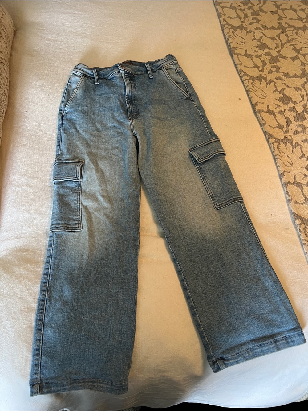 MOTHER The Straight Up Rambler cargo ankle jeans size 28 - Picture 4 of 8